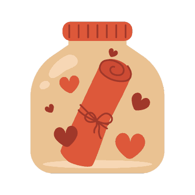 Jar of love notes