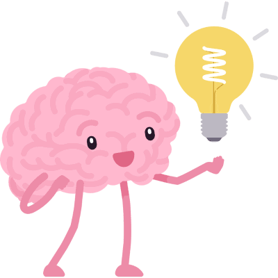 brain with lightbulb emoji