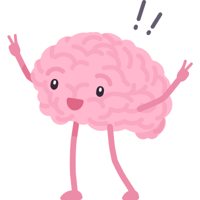 excited brain emoji