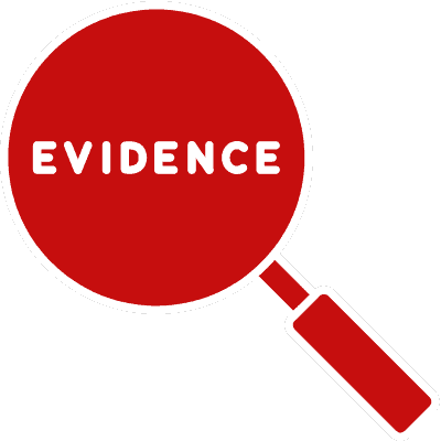 evidence magnifying glass