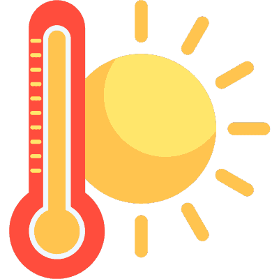 thermometer on sun