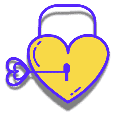 heart shaped lock