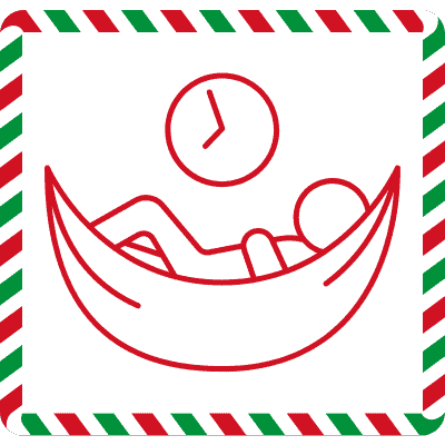 taking a break christmas icon