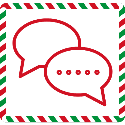 talking christmas icon